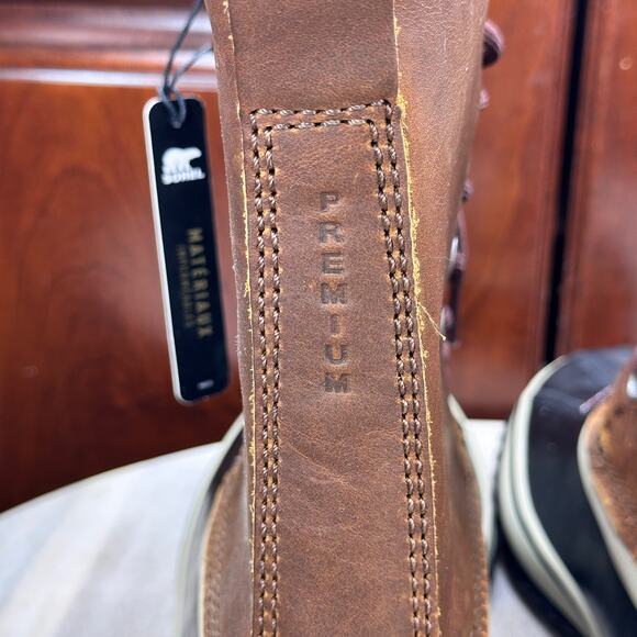 Sorel Womens 1964 Premium Leather Duck Boots Size 8.5 Waterproof Winter Boot New - Picture 10 of 14